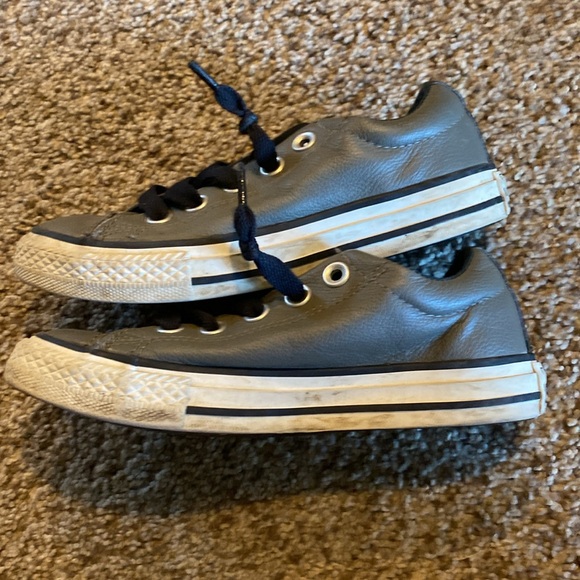 Converse All Star Kids Sneakers Grey Size 13 - Picture 5 of 10